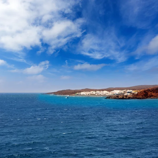 Lanzarote el golfo Atlantského oceánu panoráma — Stock fotografie