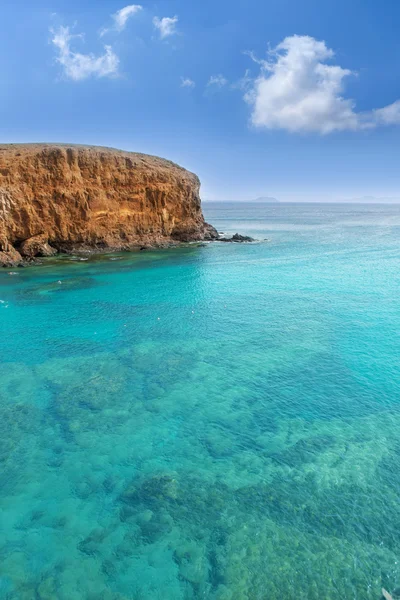 Lanzarote el papagayo playa beach kanaryalar — Stok fotoğraf