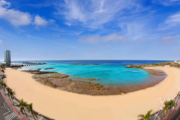 Arrecife Lanzarote Playa del Reducto beach — Stock Photo, Image