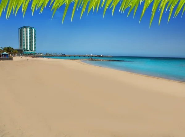 Arrecife strand playa del Arenal in lanzarote — Stockfoto