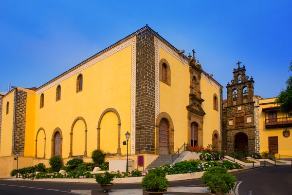 La orotava san agustin kerk in tenerife — Stockfoto