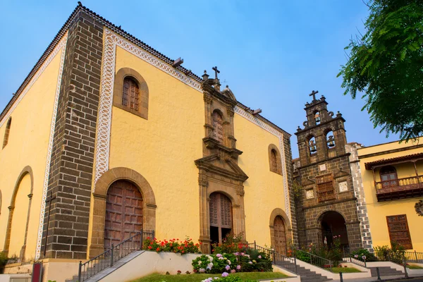 La orotava san agustin kerk in tenerife — Stockfoto