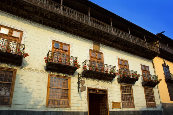 Casa de los balcones huis la orotava tenerife — Stockfoto