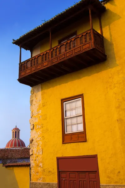 La Orotava Concepcion church red dome — Stock Photo, Image