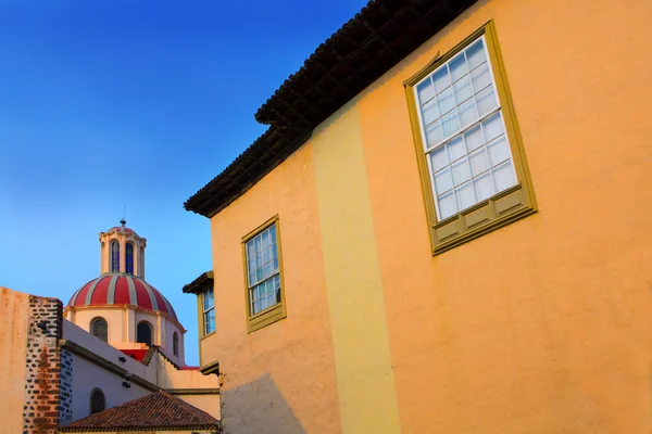 La orotava concepcion Kirche rote Kuppel — Stockfoto