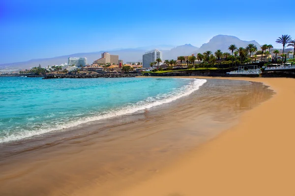 Las Americas Beach Adeje coast Beach in Tenerife — Stock Photo, Image