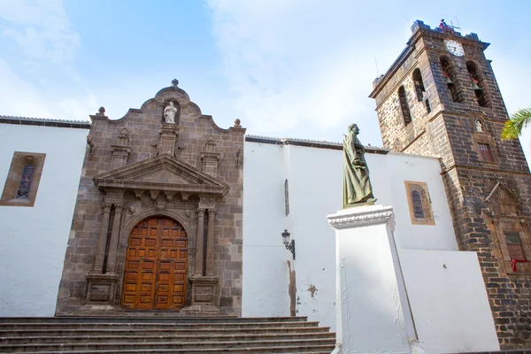 Santa Cruz de La Palma Plaza de Espana Iglesia — Stockfoto