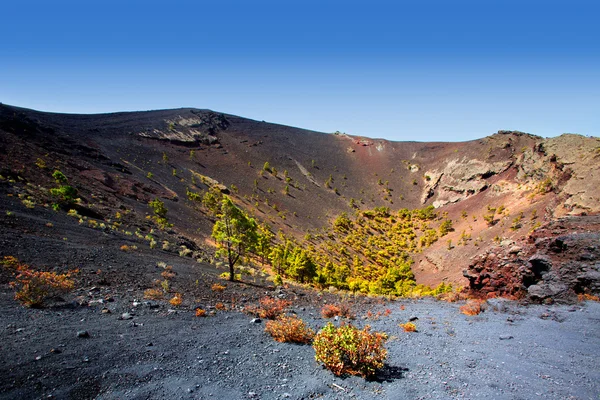 Crater La Palma San Antonio volcano Fuencaliente — Stock Photo, Image