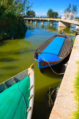 el palmar valencia Albufera kanal tekneleri