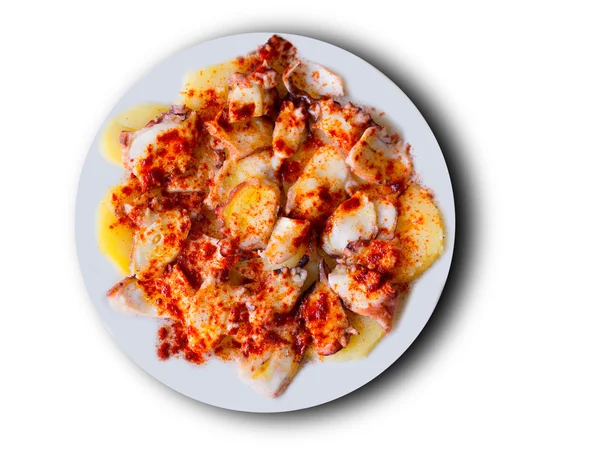 Pulpo a la gallega octopus spanish recipe — Stock Photo, Image