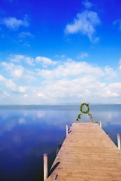 Albufera see in valencia el saler — Stockfoto