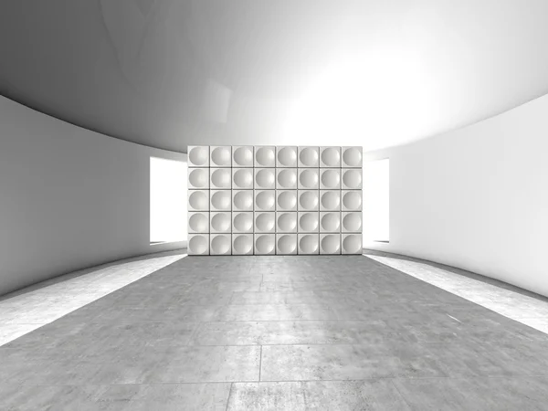 抽象的な屋内未来的な音響の壁で屋内 — ストック写真