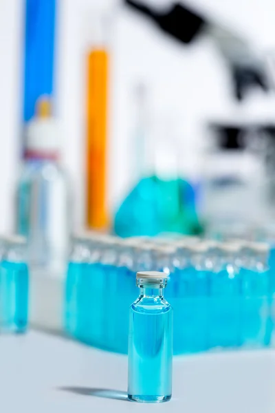 Chemical scientific laboratory stuff test tube flask — Stock Photo, Image