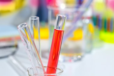 kimyasal bilimsel laboratuvar malzeme test tüpleri