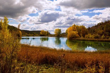 Laguna del marquesado Gölü lagün cuenca, İspanya