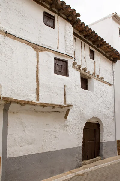 Cuenca Canete em Espanha Castilla la Mancha Casa Branca — Fotografia de Stock