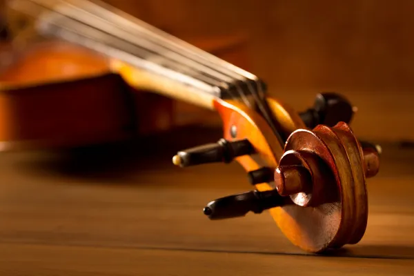 Classic music violin vintage in wooden background - Stock Image - Everypixel