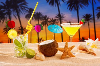 hurma kum mojito margarita kokteyl sunset Beach