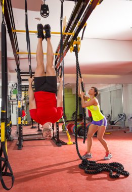 CrossFit fitness dip yüzük erkek egzersiz baş aşağı vasıl jimnastik salonu
