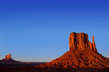 Monument valley Batı mitten butte utah