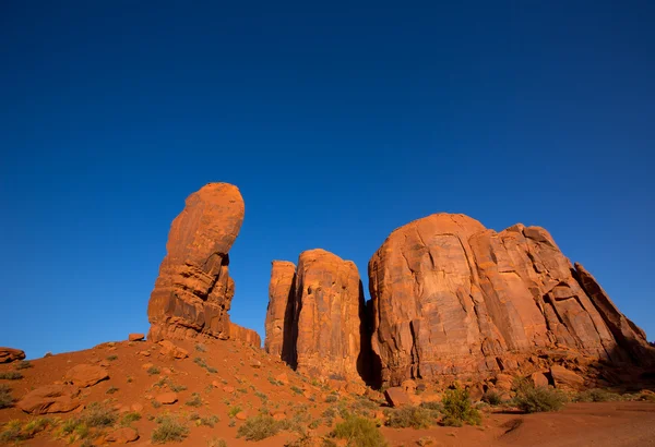 Pomnik doliny kciuk cly butte utah — Zdjęcie stockowe