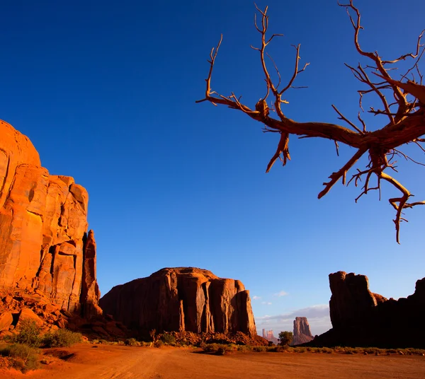 Monument Valley északi ablak kilátás Utah — Stock Fotó