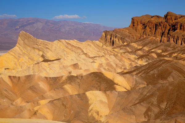 Death Valley National Park California Zabriskie point — Stock Photo, Image