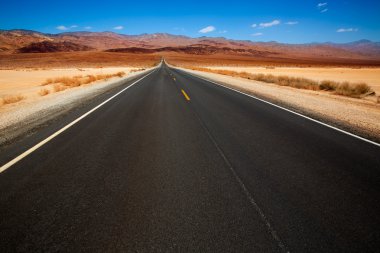 Ölüm Vadisi düz yol çöl Milli Parkı