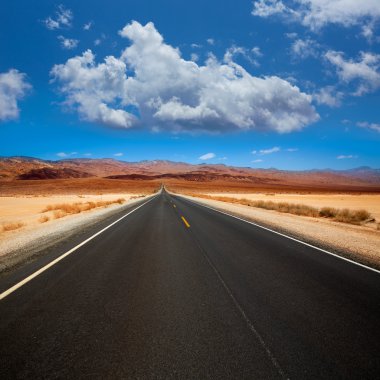 Ölüm Vadisi düz yol çöl Milli Parkı