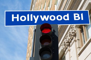 Hollywood Bulvarı illüstrasyon california üye