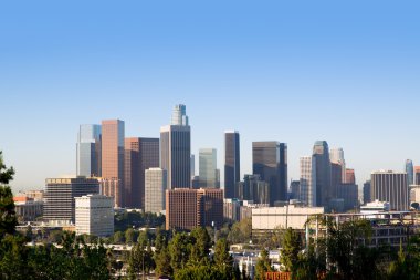 Downtown la los angeles california manzarası