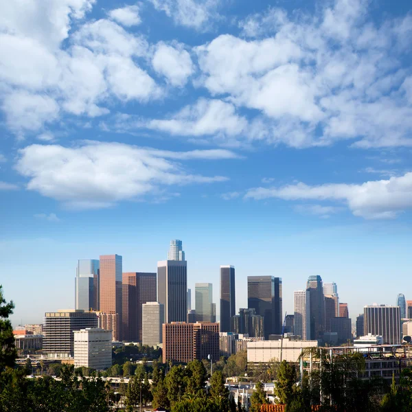 Downtown la los angeles skyline van Californië — Stockfoto