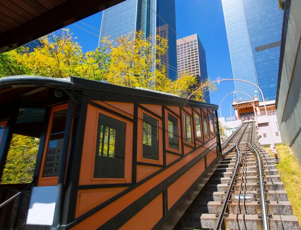 Los Angeles Angels flight funicular in downtown — Stock Photo, Image
