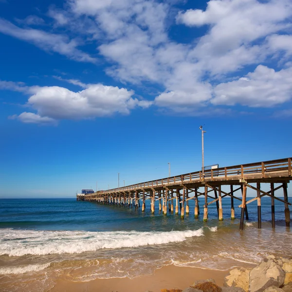 Newport muelle de la playa en California EE.UU. — Foto de Stock