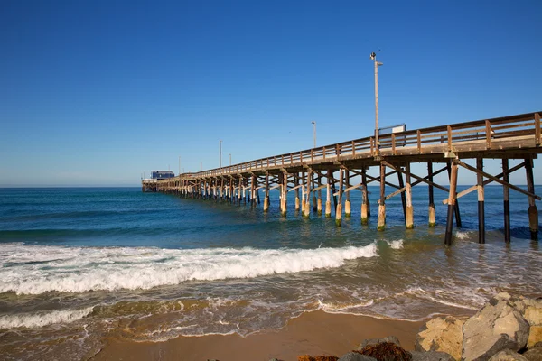 Newport muelle de la playa en California EE.UU. — Foto de Stock