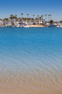 Newport bay california balboa yarımadasında ve lido Adası
