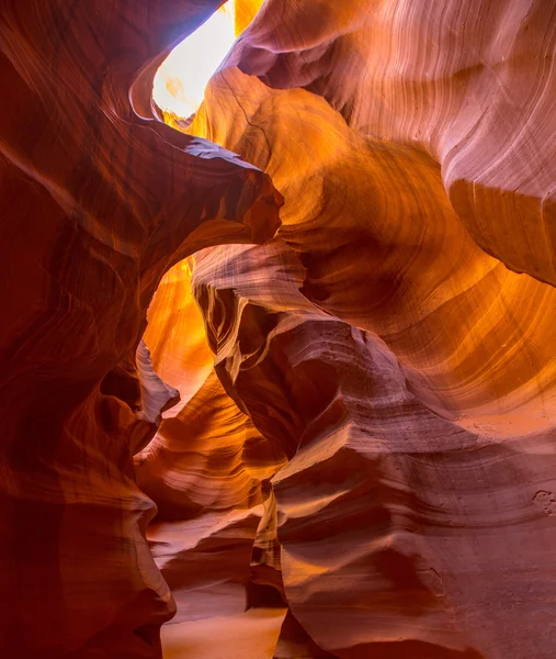 Kanion Antelope arizona w navajo gruntów w pobliżu strony — Zdjęcie stockowe