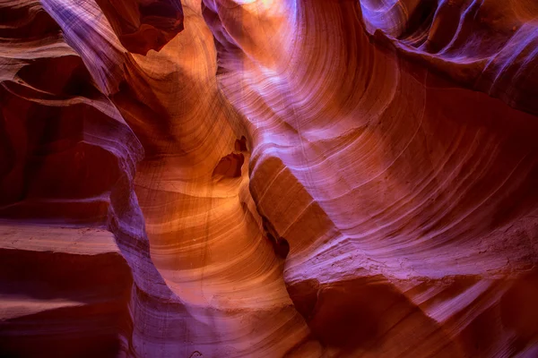 Antelope Canyon Arizona em terras Navajo perto de Page — Fotografia de Stock