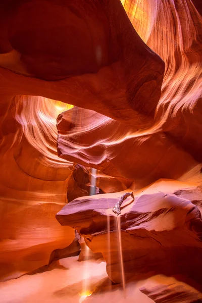 Antelope Canyon Arizona sulla terra Navajo vicino a Page — Foto Stock