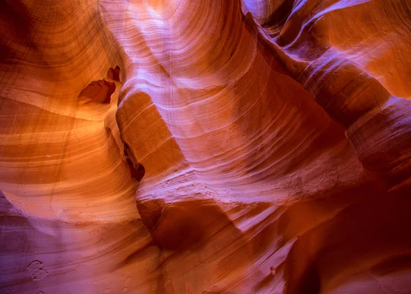 Kanion Antelope arizona w navajo gruntów w pobliżu strony — Zdjęcie stockowe