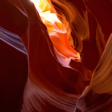 antilop Kanyonu arizona navajo üzerinde sayfa arazi