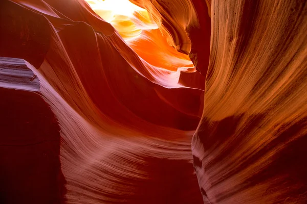 Antelope Canyon Arizona sulla terra Navajo vicino a Page — Foto Stock