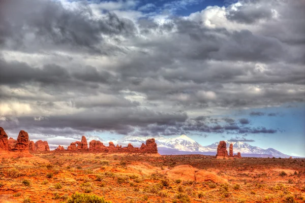 Εθνικό πάρκο αψίδων στο moab Γιούτα ΗΠΑ — Φωτογραφία Αρχείου