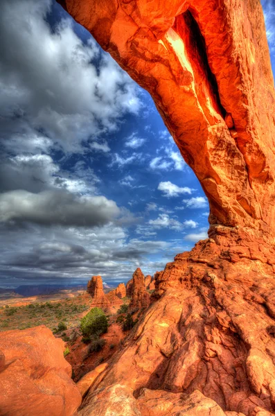 Parque Nacional dos Arcos em Moab Utah EUA — Fotografia de Stock