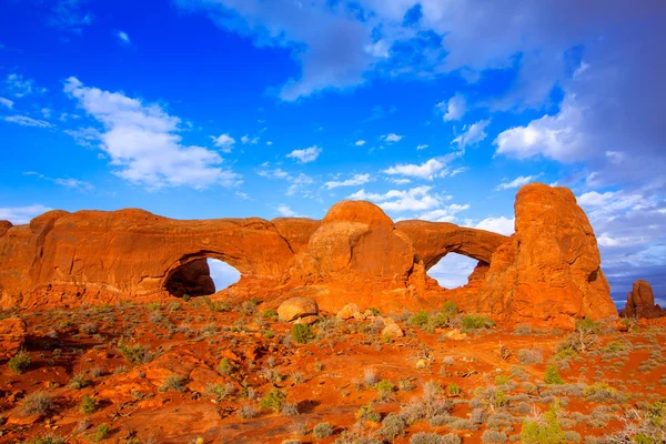 Національний парк арки в США Юта Moab — стокове фото