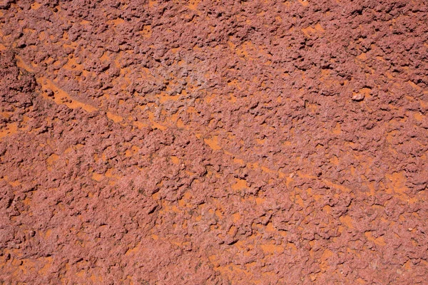 Arizona detalhe pedra vermelha com areia do deserto laranja — Fotografia de Stock