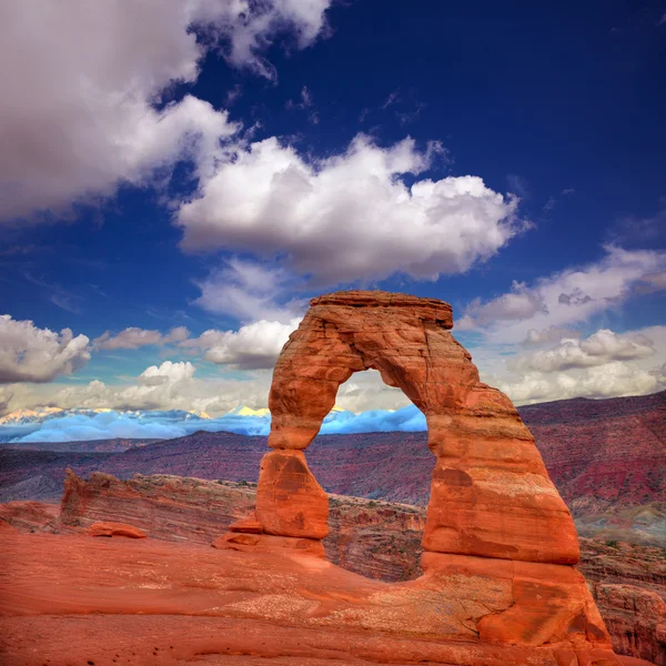 Národním parku Arches v Moáb utah usa — Stock fotografie