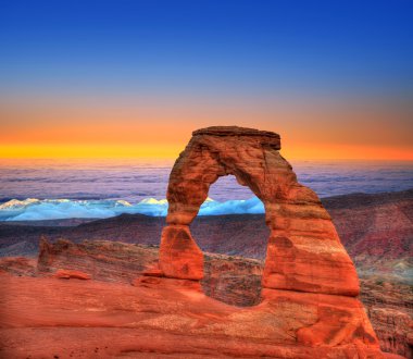 moab utah ABD Arches Ulusal Parkı