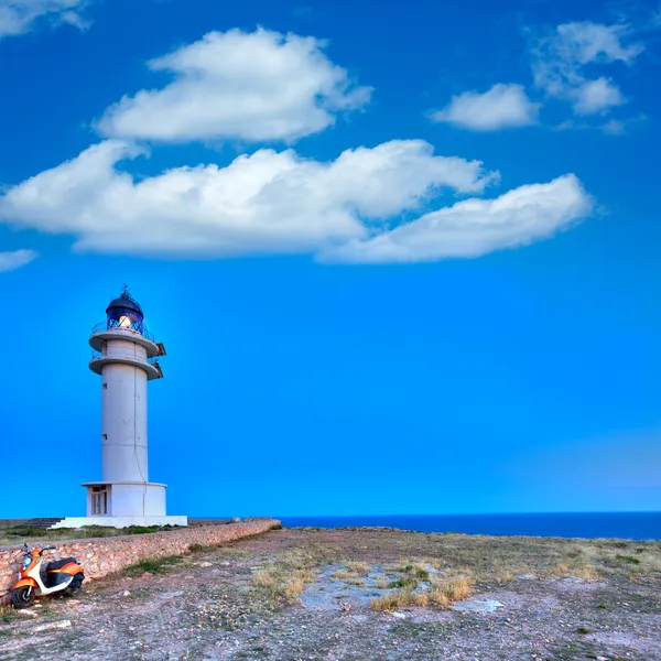 Barbaria Berberia Cape Lighthouse Formentera — Stock Photo, Image