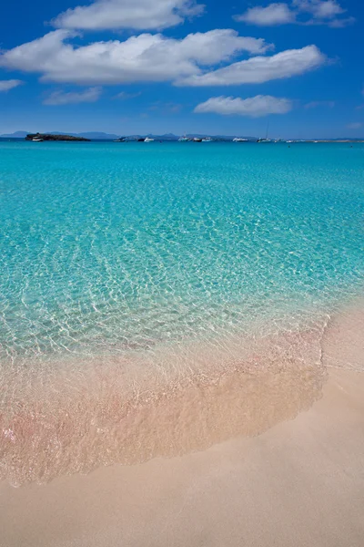 Illetes Illetas beach formentera Balear Adaları — Stok fotoğraf